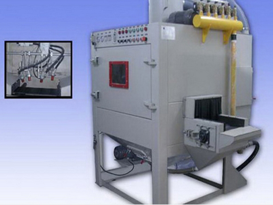 噴砂機在鑄件等熱處理行業中的應用